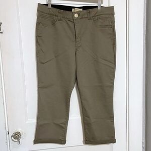 Democracy Olive Cropped Pants